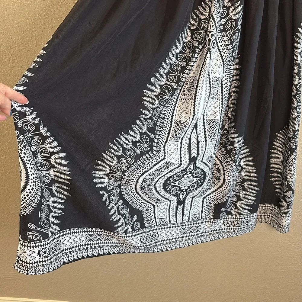 Gypsie Blu Boho A-line Midi Skirt/ size small/ New without tags.